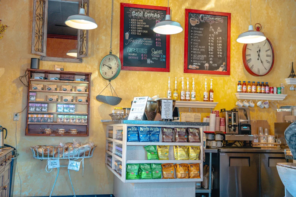 Inside of the French Corner Bakery
